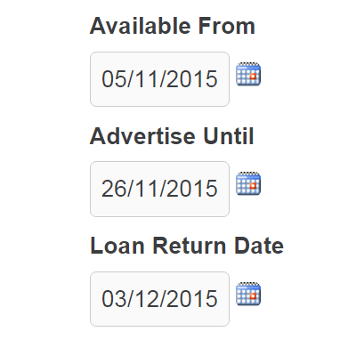 Loan return date